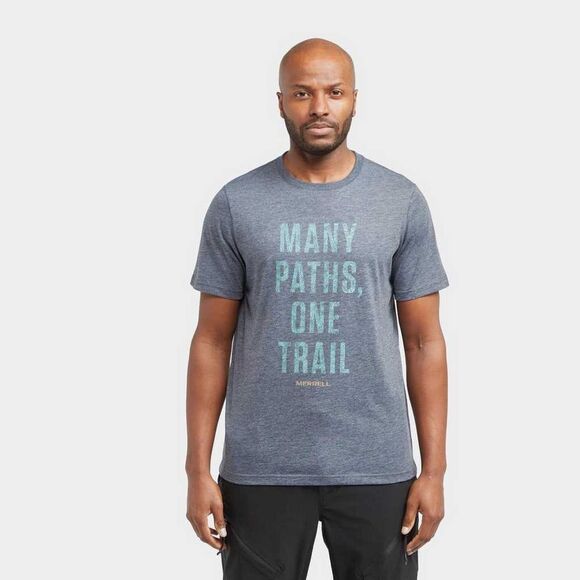 |NWT| MERRELL Many Paths Topo Short Sleeve Tee - Picture 1 of 8